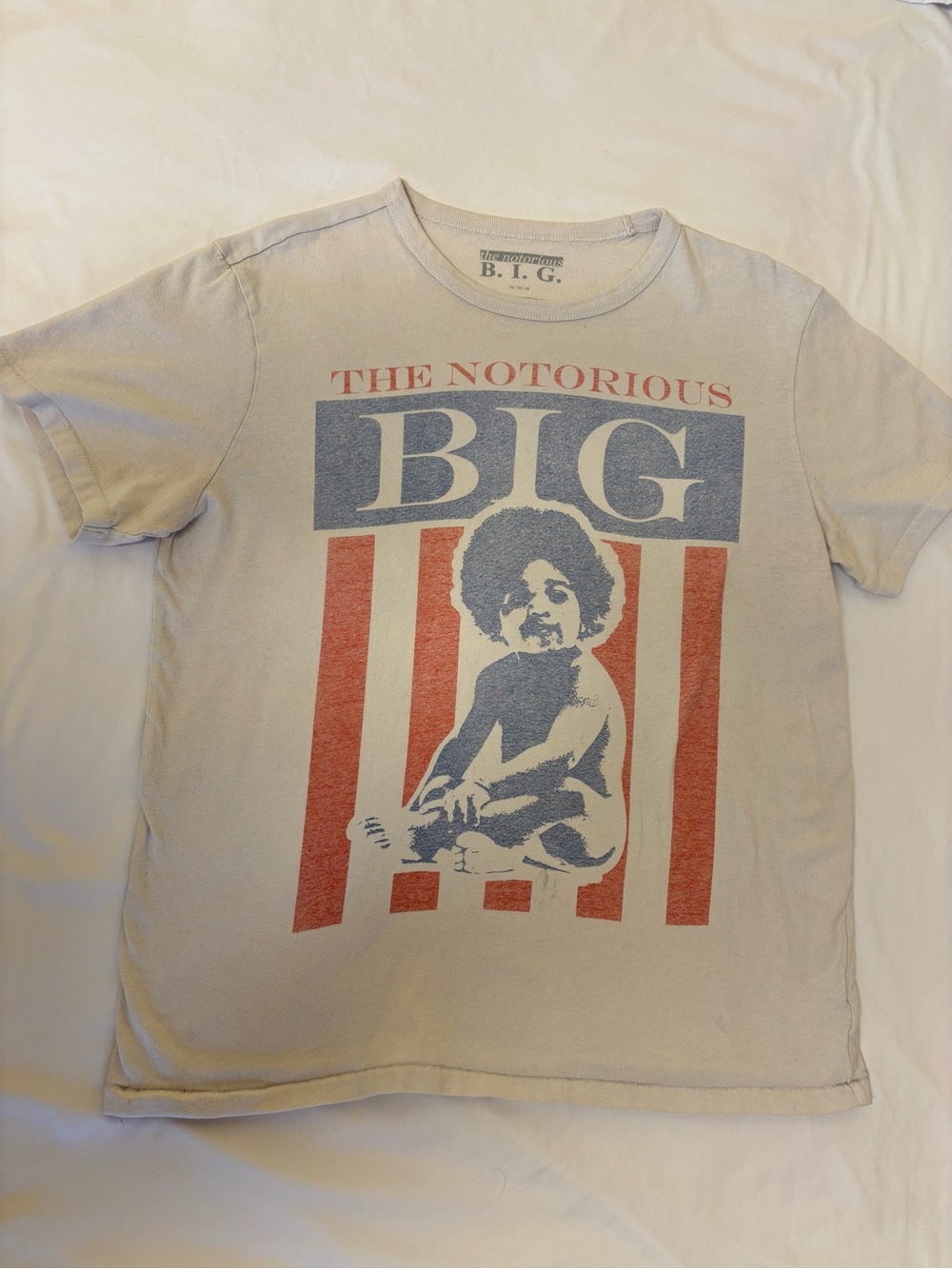 American Eagle x Notorious B.I.G. Graphic Tee Size Medium Distressed Streetwear
